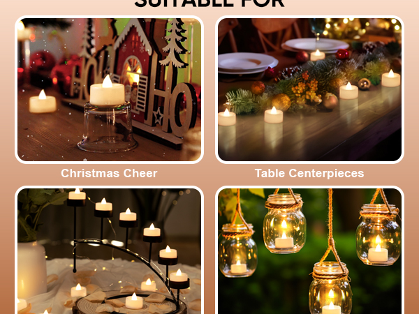 Remote Tea Lights Candles