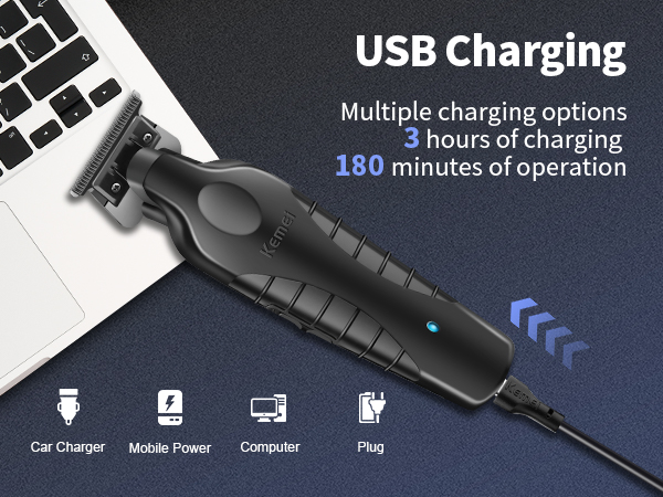 3 hours of charging, 180 minutes of operation