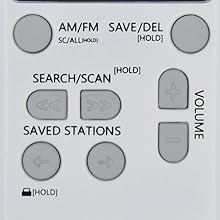 easy to use keypad fm am digital radio