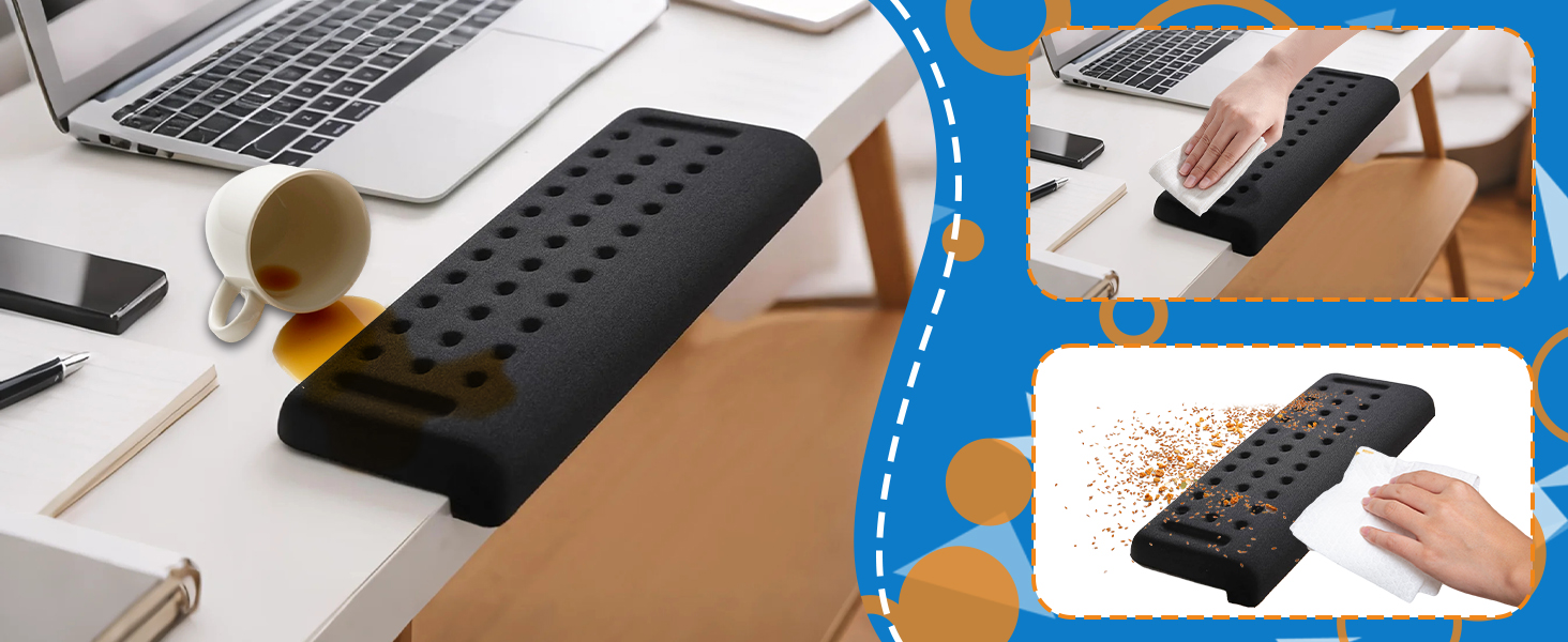 mouse pad and keyboard wrist rest