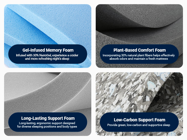 queen size mattress avenco mattresses in a box gel memory foam colchones medium firm