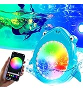 SLARY 10W LED Pool Lights with APP Control,IP68 Waterproof 16 Color Changing LED Lights for Above...
