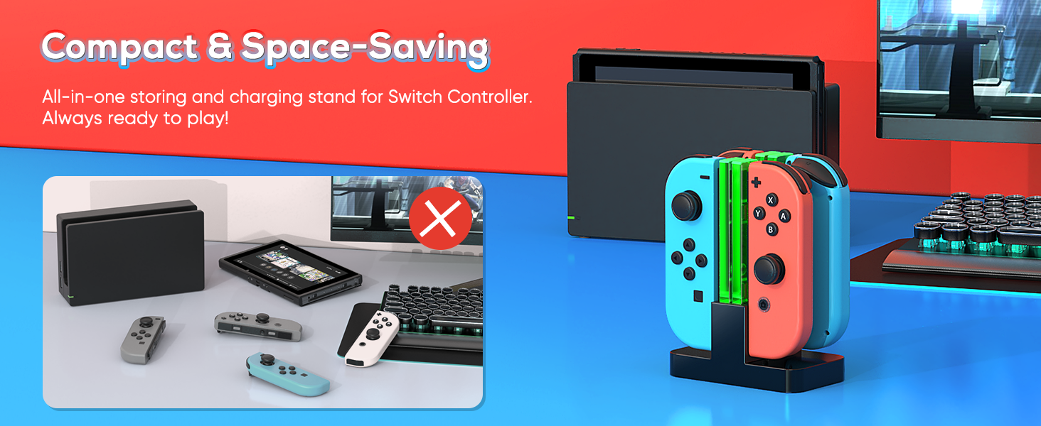 Space-Saving Charger Station