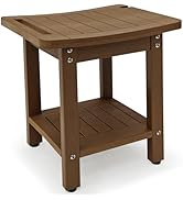 Meluvici Shower Bench Seat, HDPS Shower Stool for Inside Shower to Sit on, Waterproof Shower Chai...