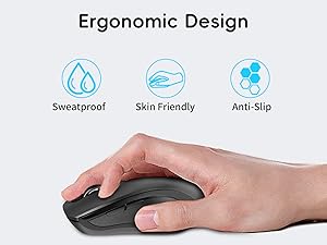 2.4G Wireless Ergonomic Mouse