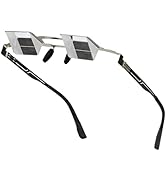 Ouolipraa Lazy Glasses Horizontal Prism Glasses 90° Vision Neck Protection Eyeglasses for Lying d...