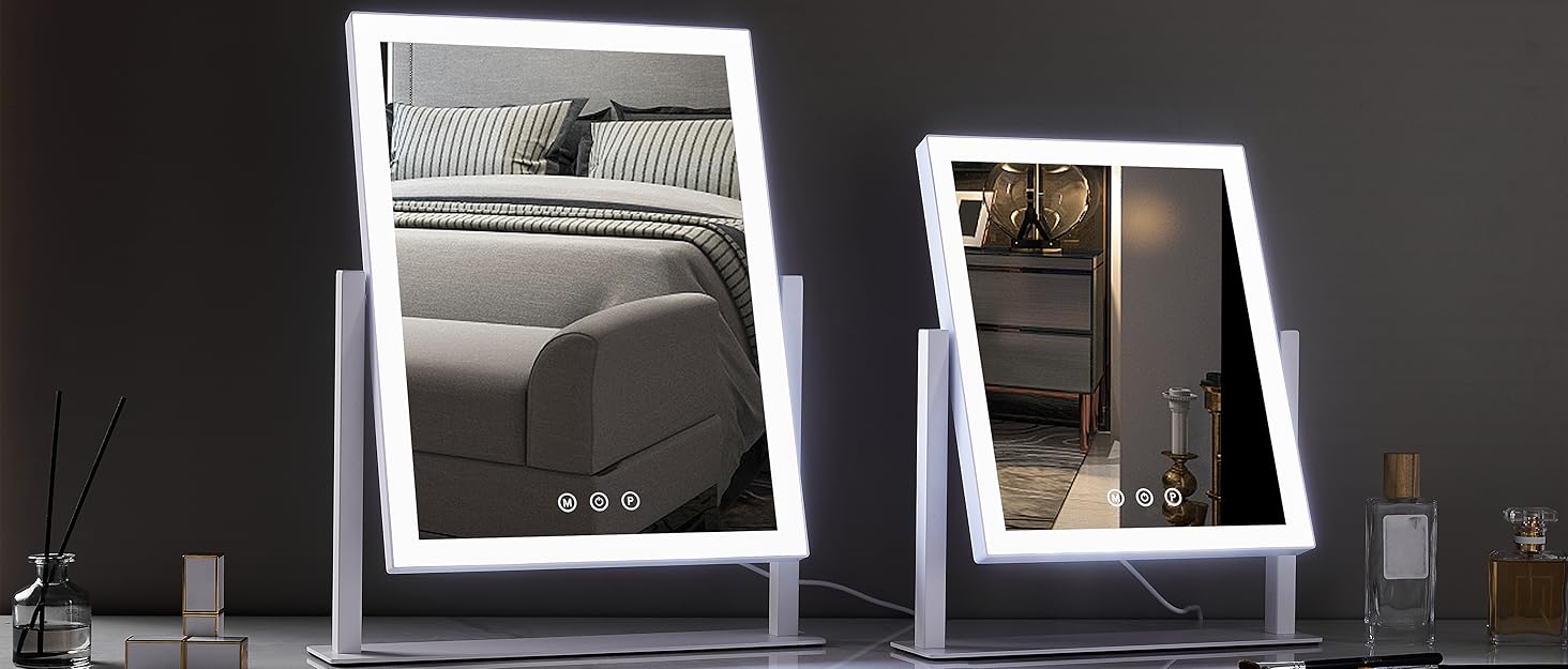 Vanity mirror with lights