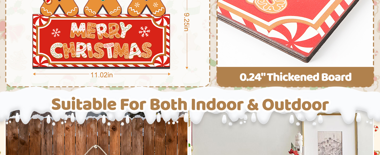 christmas front door sign