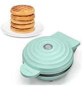 CROWNFUL Mini Waffle Maker Machine, 4 Inch Chaffle Maker with Compact Design, Easy to Clean, Non-...