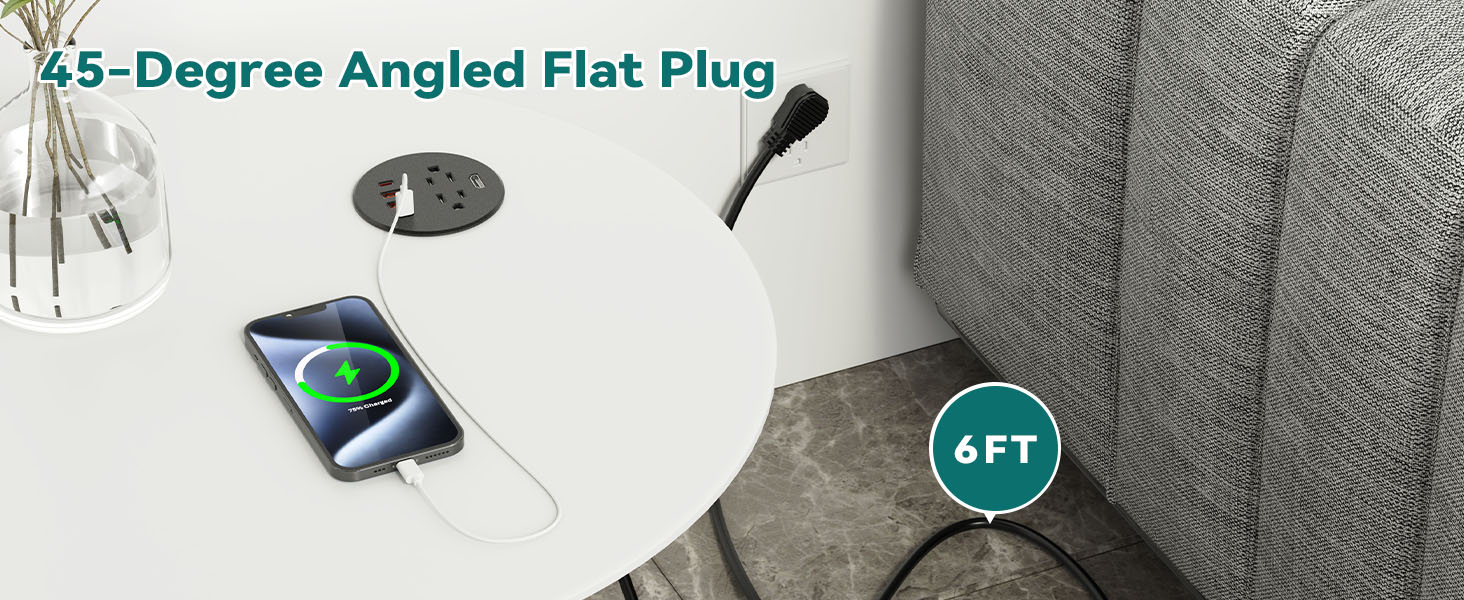 desktop power grommet