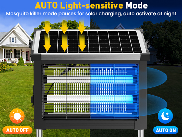 solar mosquito zapper outdoor