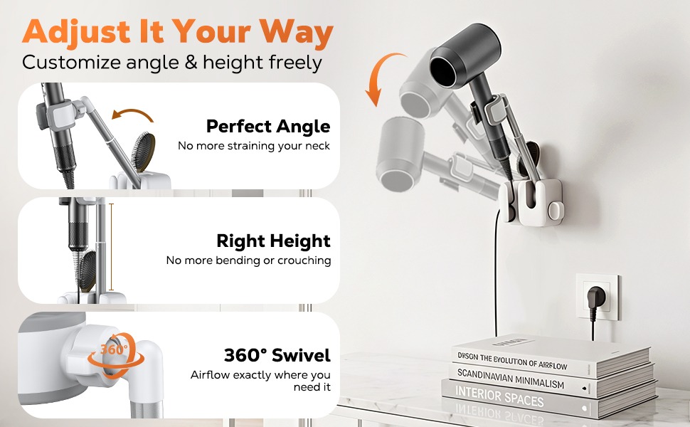 hairdryer organizer
