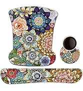 Keyboard Wrist Rest Mouse Pad Support, ToLuLu Gel Ergonomic Mouse Pads for Computer Laptop PC, Co...