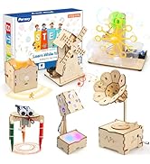 Poraxy STEM Kits for Kids Age 8-10-12, 6 in 1 Science Kits, Wooden 3D Puzzles, Toys for Ages 8-13...