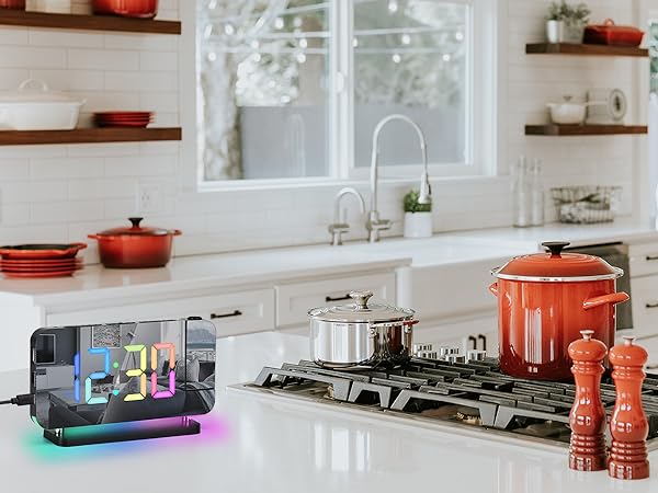 projection alarm clock for bedroom