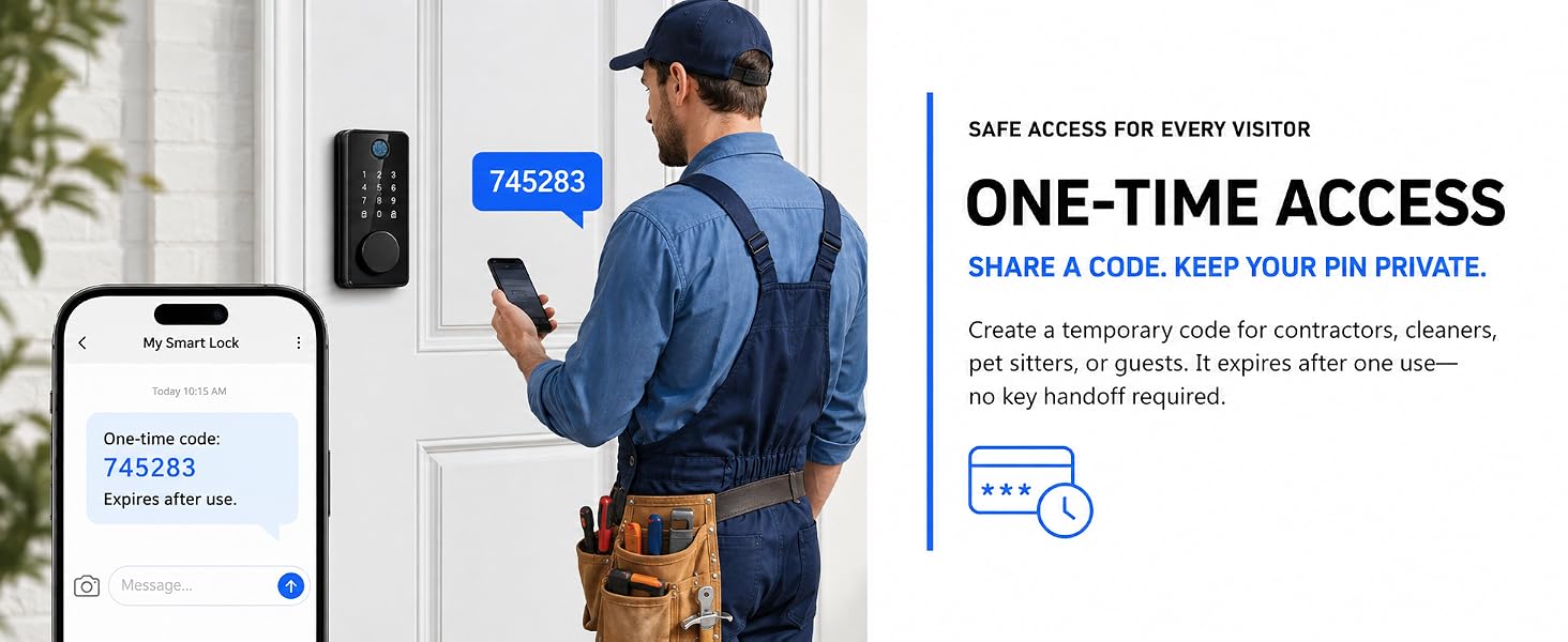 smart door lock for outdoor