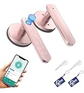 Gavdhe Fingerprint Door Lock Smart Fingerprint Door Knob with Keyless Entry Biometric Door Lock w...
