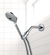 OFFO Shower Head Holder with Solid Brass Ball for Handheld Shower Head, Brushed Nickel Adjustable...