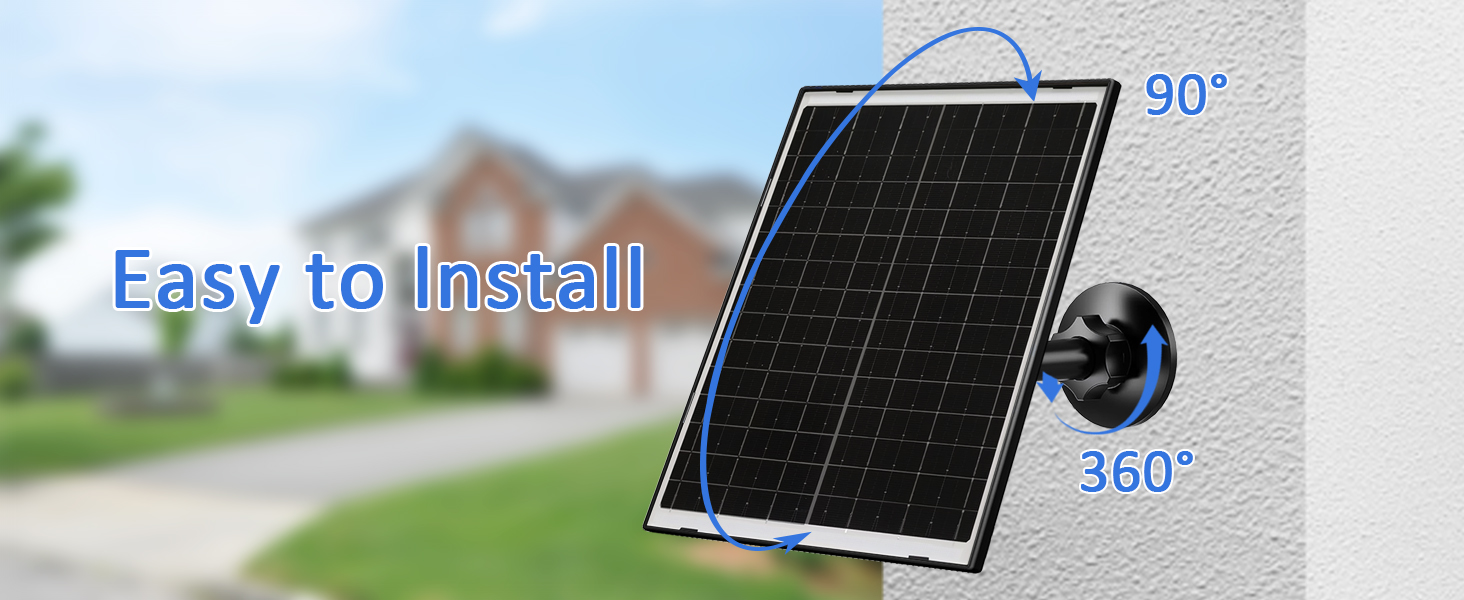 Solar Panel for Security Camera