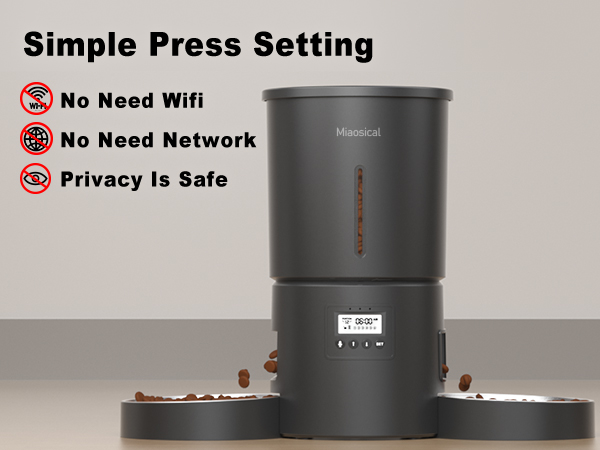 automatic dual cats feeder