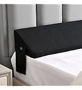 King Size Bed Wedge Pillow Headboard &amp; Mattress Gap Filler, Long Triangle Edge Corner Pillows 10x...