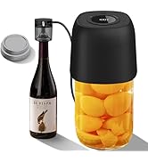 Mason Jar Vacuum Sealer - 3 in 1 Automatic Vacuum &amp; Wine Saver with Food Pump for Canning Jars - ...
