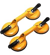 Kaisiking Heavy Duty Aluminum Glass Suction Cup Glass Puller Tile Suction Cup Lifter Floor Suctio...