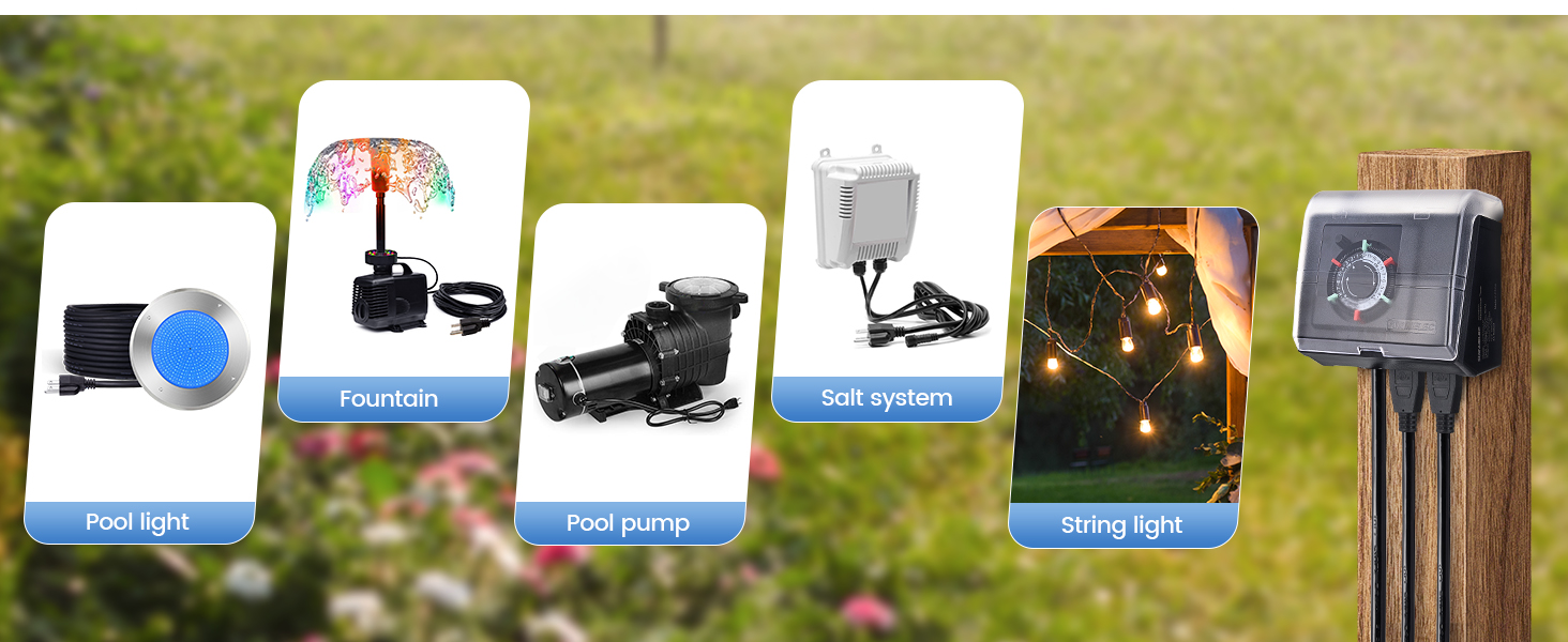 plug in pool timer