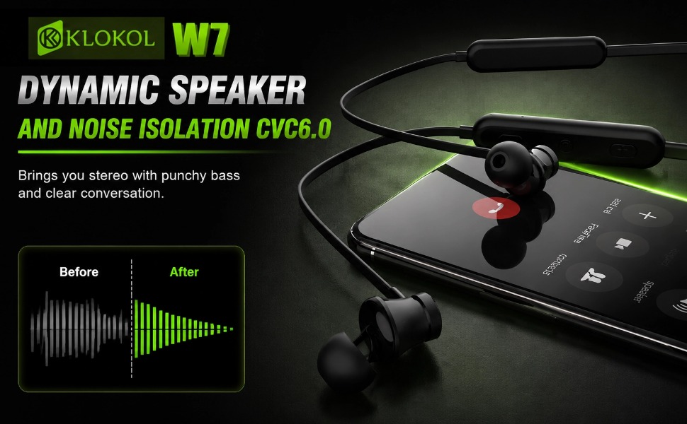 Bluetooth neckband Headphones