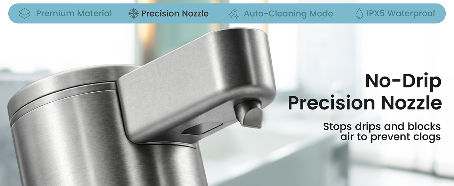 no-drip soap dispenser