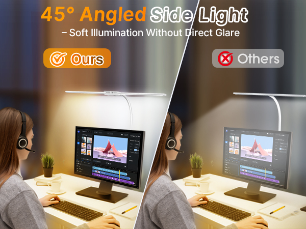 desk lamp warm light