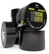 10 PACK Vinyl Electrical Tape EXTRA LONG Rolls | Waterproof Flame Heat &amp; Weather Resistant Indoor...