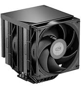 PCCOOLER CPU Air Cooler Dual-Tower, 7×6mm Heatpipes, 120mm Hydraulic PWM Fan, Anti-Deformation Br...