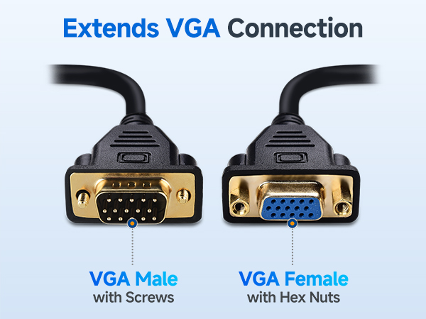 Cable Matters VGA Extension Cable (VGA Cable Male to Female)