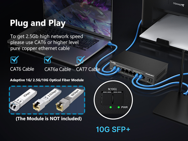 8 port managed 2.5gb switch_