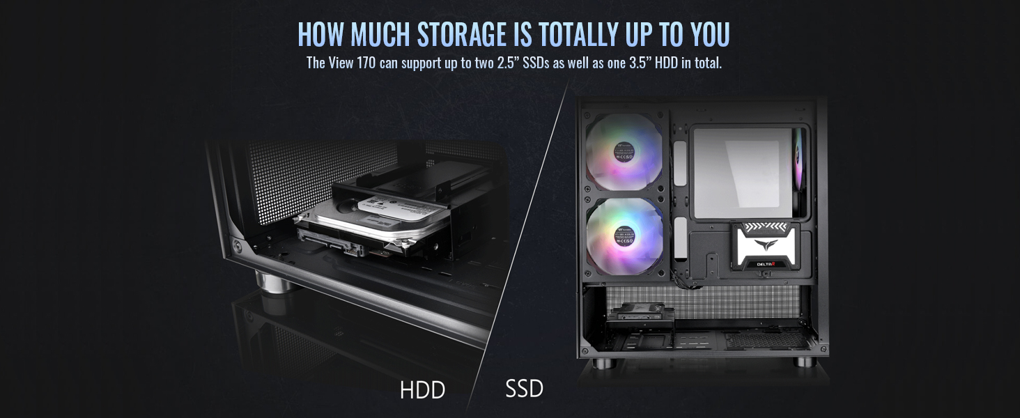 View 170 TG ARGB Micro Chassis