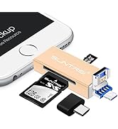 SD Card Reader for iPhone ipad Android Mac PC Camera,Trail Game Camera SD Card Reader Viewer,4 in...