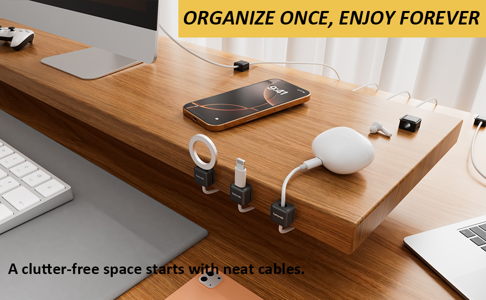 Cord organizer for desk