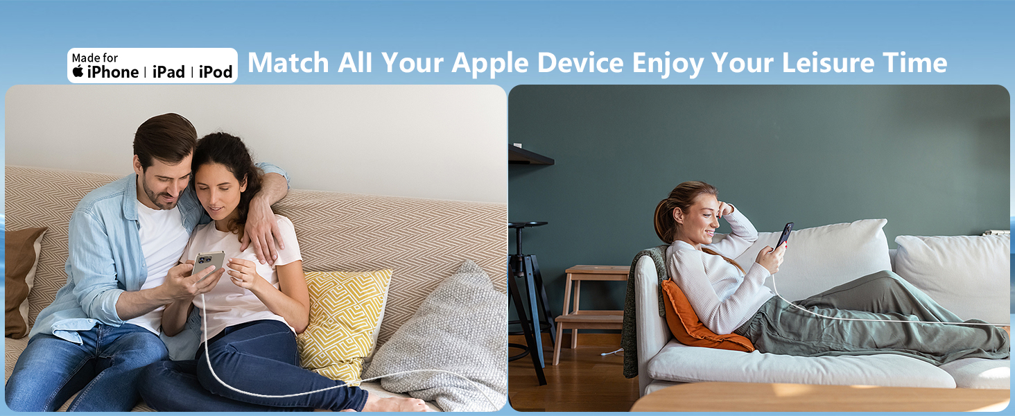 MFi Certified iPhone 14 Charger Fast Charging 2Pack PD 20W USB C Chargers Block Type C Wall Charger