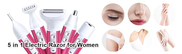 5 in 1 Electric Razor for Women