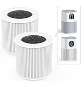 VEWIOR Air Purifier A1W Replacement Filter, Official 3-in-1 H13 True HEPA Air Cleaner Filter Comp...