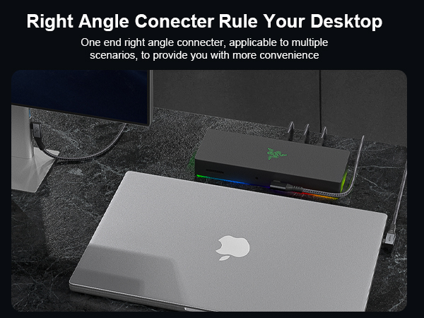 right angle thunderbolt 4 cable