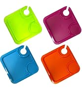 Happy Hour Party Plates with Stemware Holder