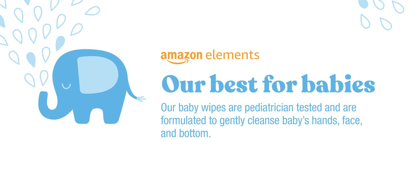 elements our best for babies baby wipes are pediatrician tested unscented gentle on skin