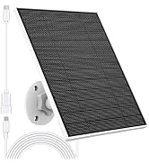 Solar Panel for Eufy Outdoor Camera, 5W Camera Solar Panel Charger Compatible with Eufycam, Conti...