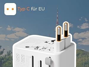 Type C travel converter