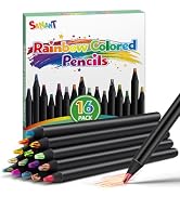 Art Supplies, 16 Colors Rainbow Colored Pencils, Classroom Back to School Supplies for Kids, Draw...