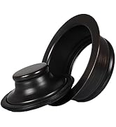 Mr. Scrappy Oil Rubbed Bronze Universal Garbage Disposal Sink Flange and Stopper, Fits Standard 3...