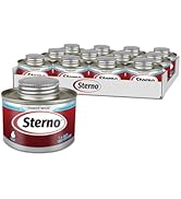 Sterno Fuel Cans - 6-Hour Burn, (12-Pack) Professional Safe Warmers for Food Trays &amp; Buffet Set C...
