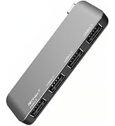 Multiport USB c hub,with 4 USB-A 3.2 Ports,Data Transfer Speed up to 10Gbps,Type-c Docking Statio...